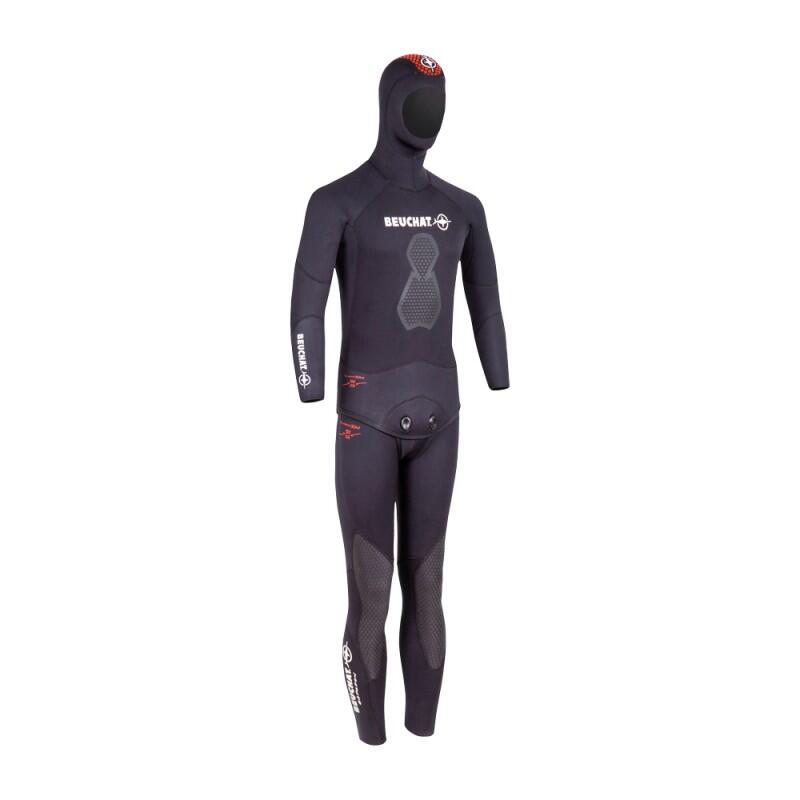 ESPADON 3mm Jacket+ Waist cut Wetsuit - Black