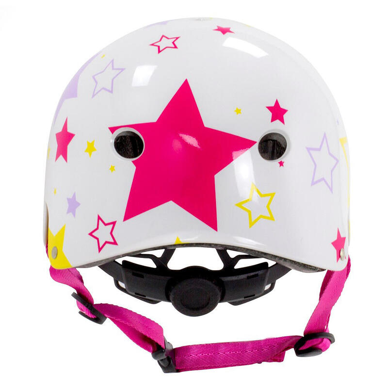 Kids Adjustable Roller Skate Helmet - White