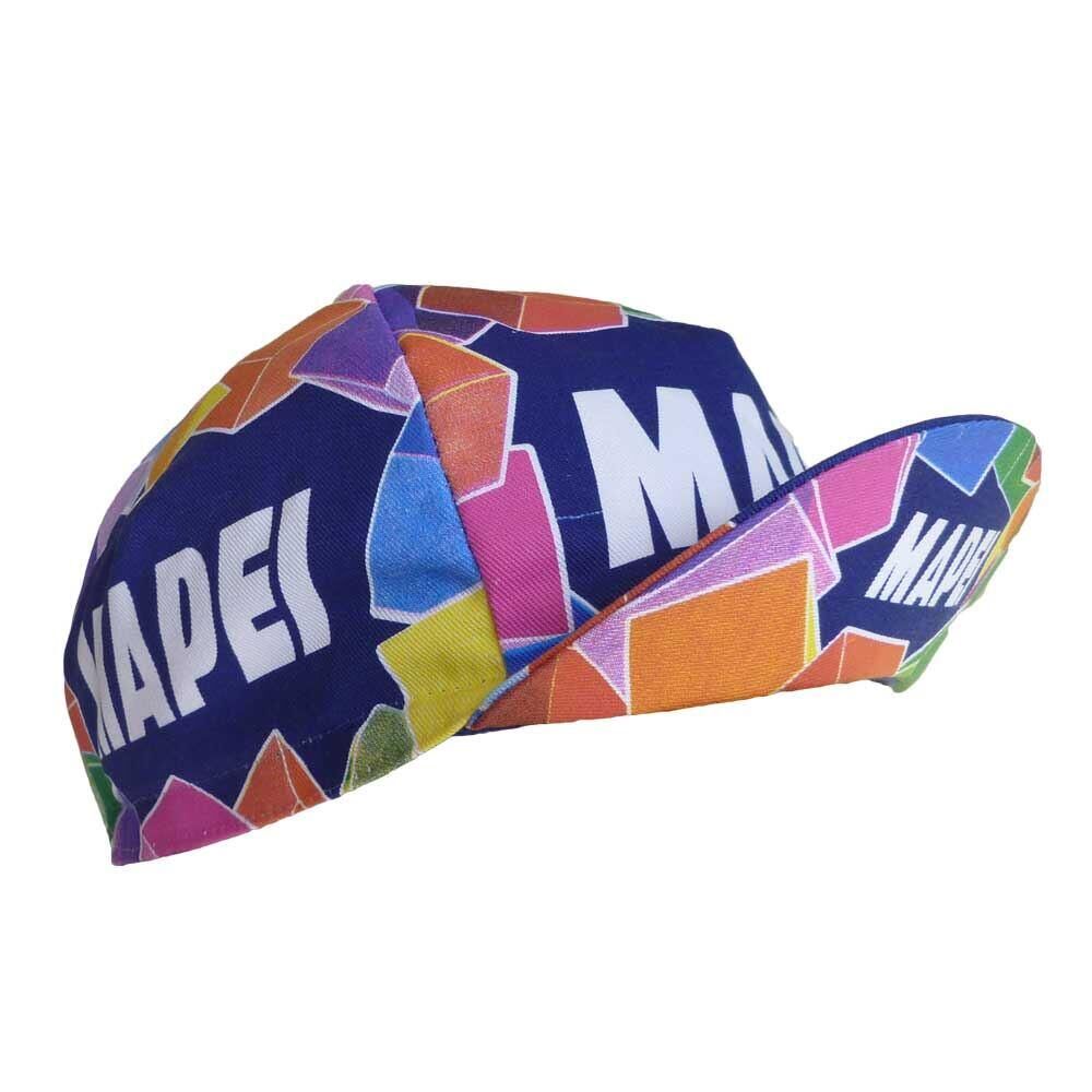 APIS Retro cycle team cap Vintage fixie Mapei Multi coloured