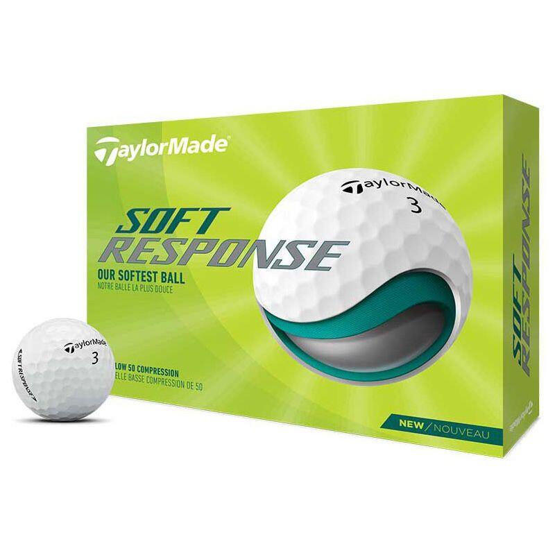 SOFT RESPONSE GOLF BALLS (12PCS) - WHITE