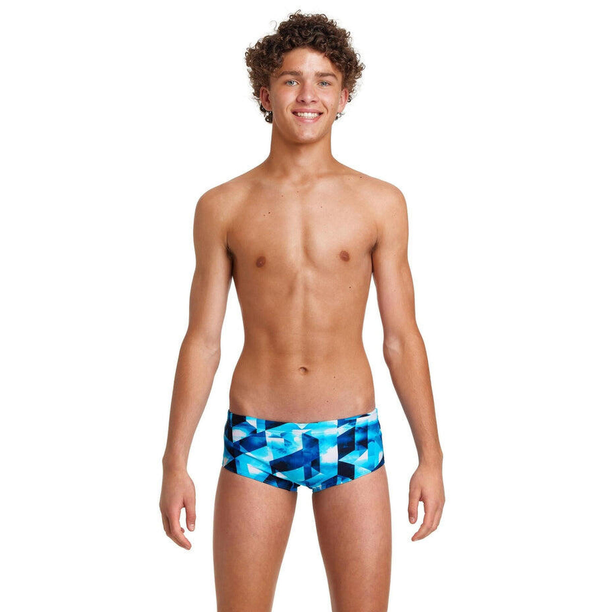 Funky Trunks Boys Hidden Depths Swim Trunks 1/4