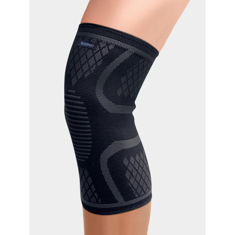 3D Knitting Knee Support Protector - Black