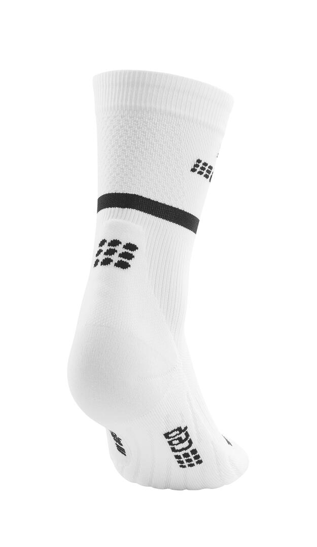 CEP Run Mid-Cut Compressie Sokken - Wit - Heren 4/5
