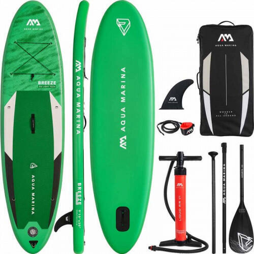 BREEZE Inflatable Stand Up Paddle Board Set - Green