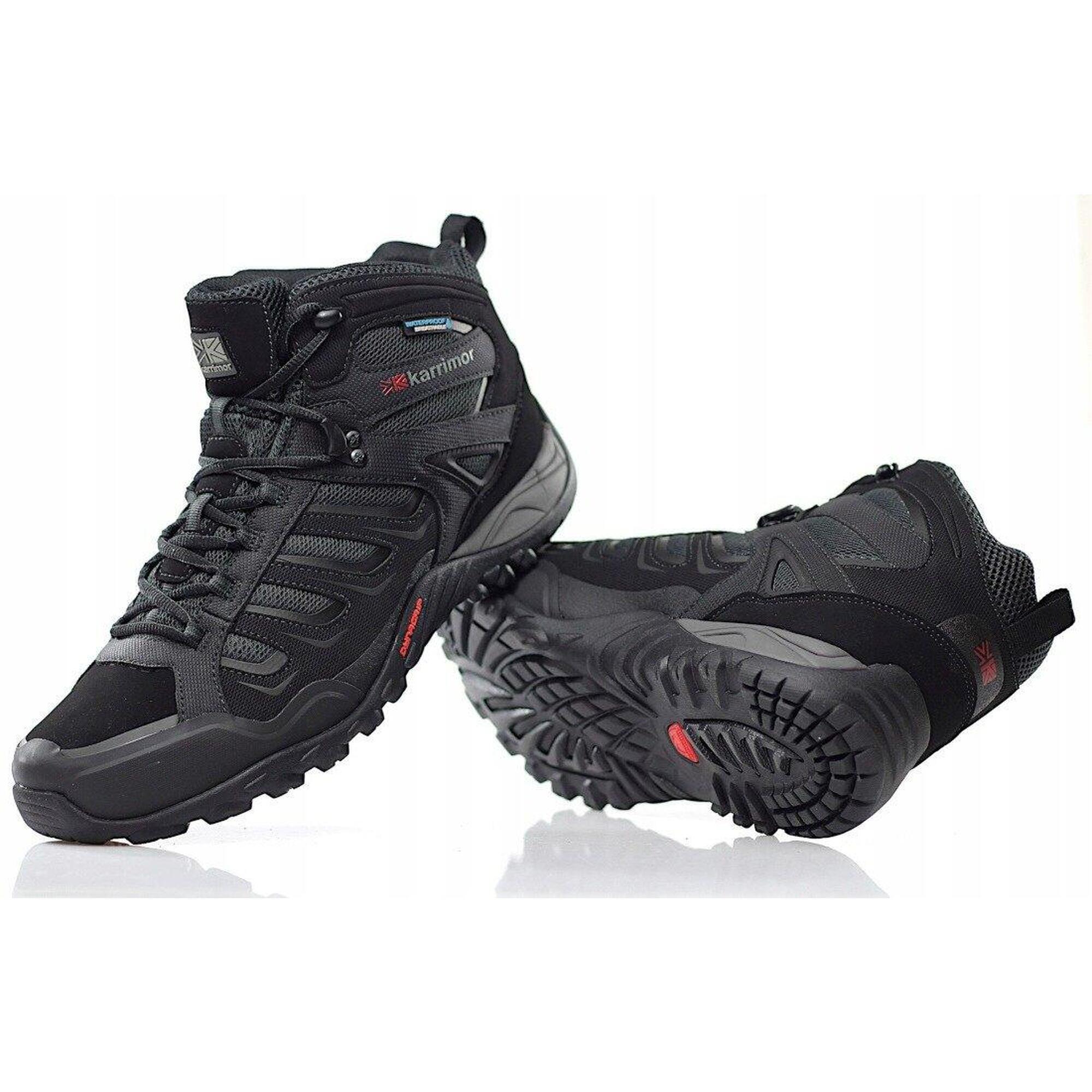 Karrimor mens helix mid weathertite hiking boots black hotsell
