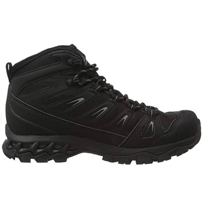 Pantofi peste gleznă drumeţie 1018blk pentru întregul an negri bărbătești