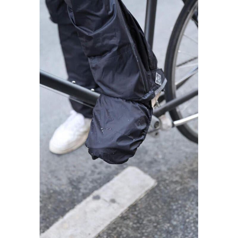 Pantaloni Impermeabili Con Copriscarpe Nero Nano Rain