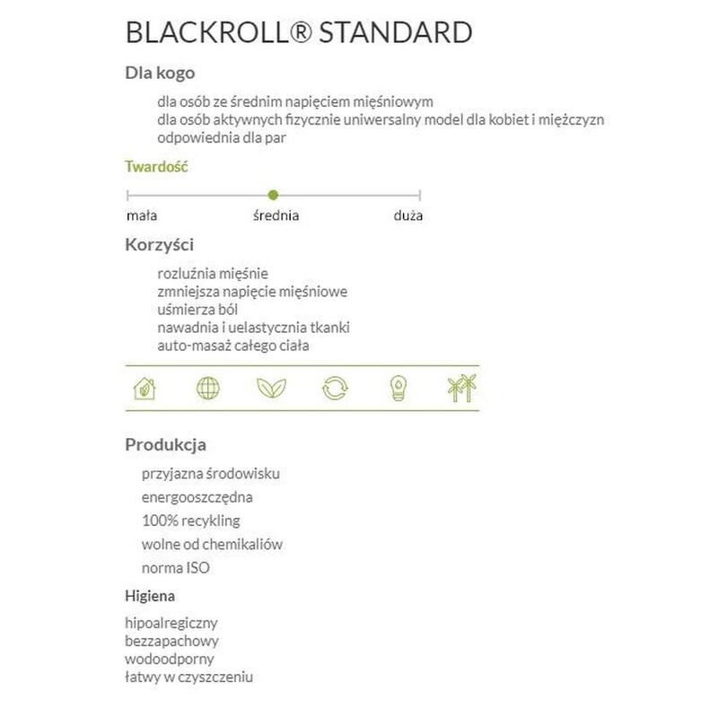 BLACKROLL STANDARD- SMR MASSZÁZSHENGER (FEKETE- PINK)