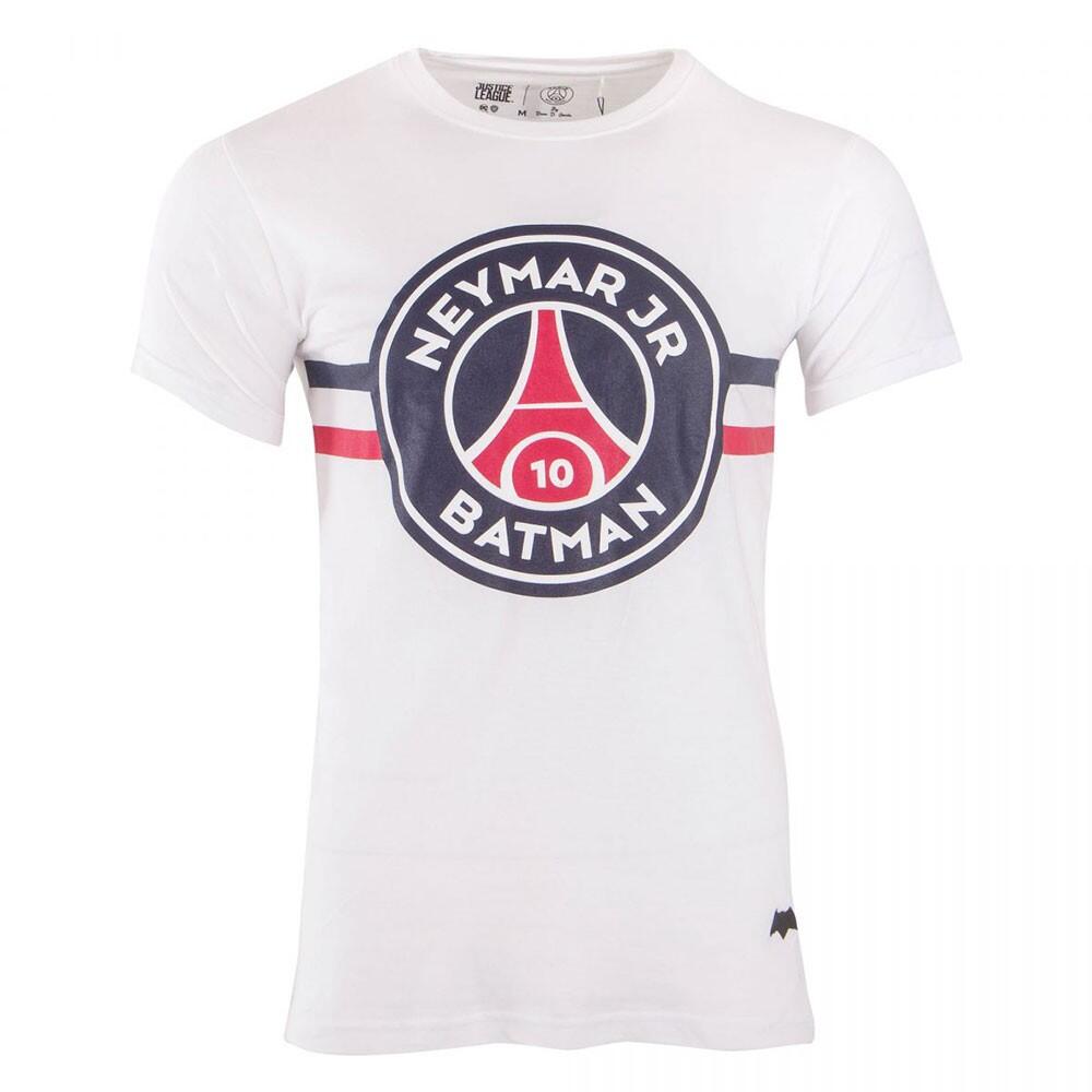 Neymar Jr Batman T-shirt blanc homme PSG x Justice League 1/2
