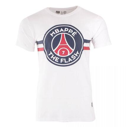 MBappé Flash T-shirt blanc homme PSG x Justice League