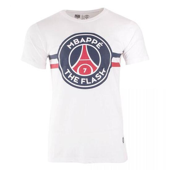 MBappé Flash T-shirt blanc homme PSG x Justice League