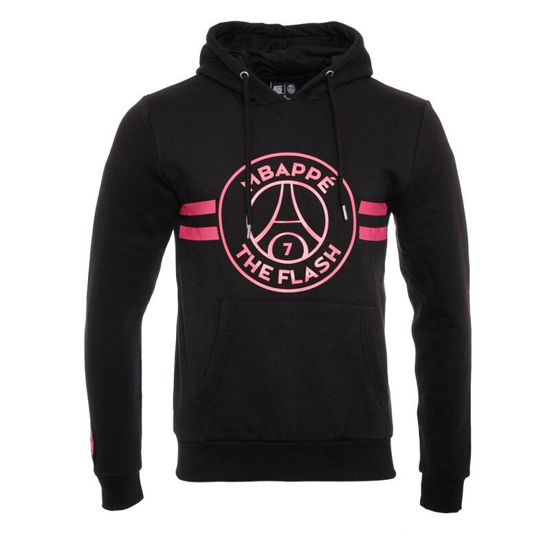 MBappé Sweat à capuche Noir/Rose Homme PSG x Justice League