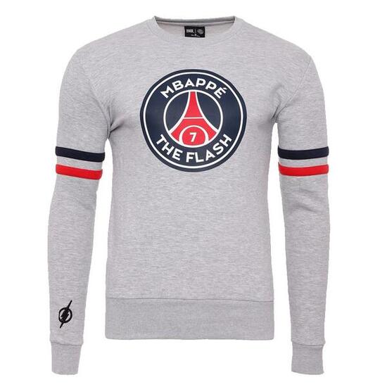 MBappé Sweat gris Homme PSG x Justice League