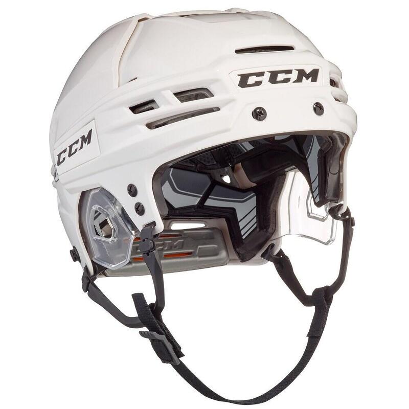 Eishockey-Helm Weiß Erwachsene CCM TACKS 910