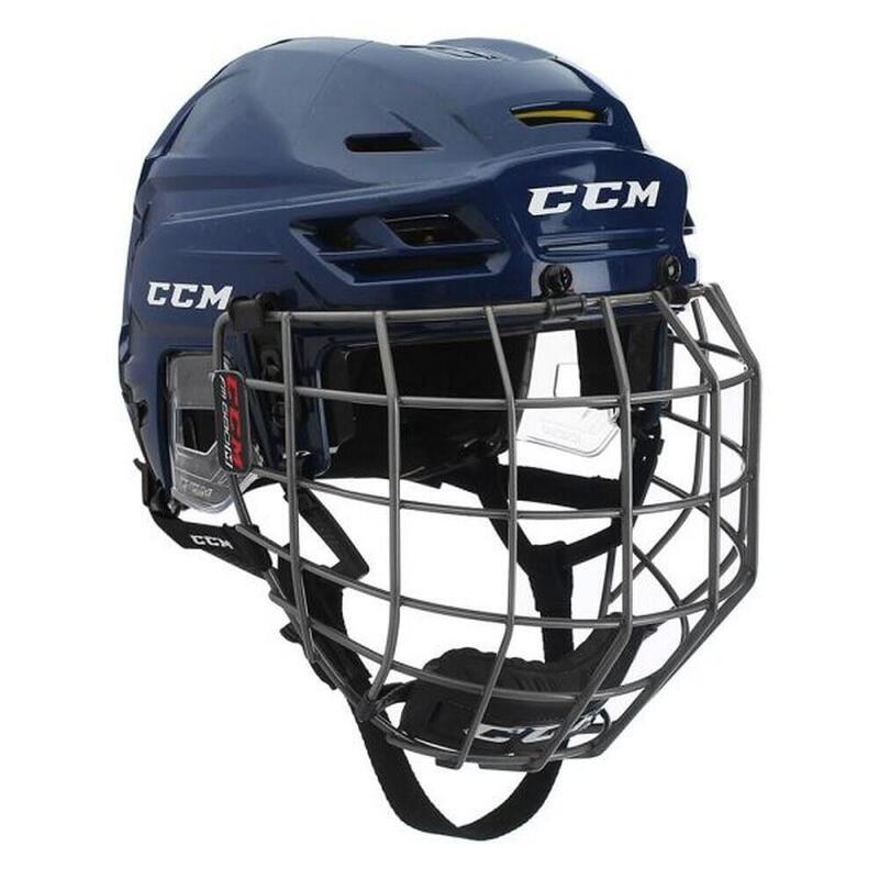 Eishockey-Helm Navy Erwachsene CCM TACKS 310 Combo