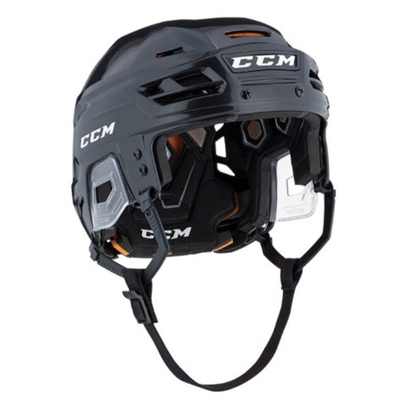 Eishockey-Helm Schwarz Erwachsene CCM TACKS 710