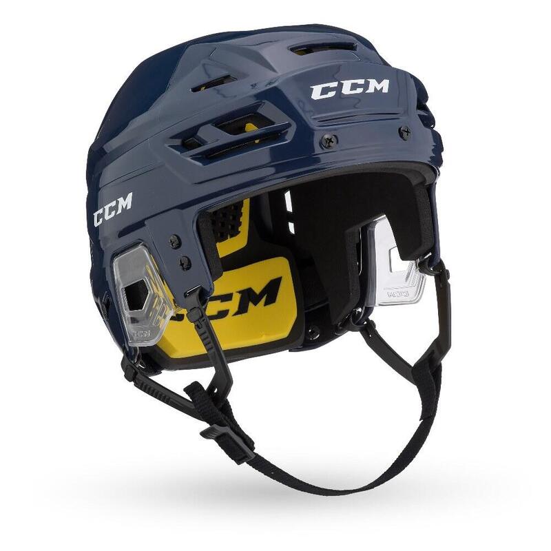 Eishockey-Helm Navy Erwachsene CCM TACKS 210