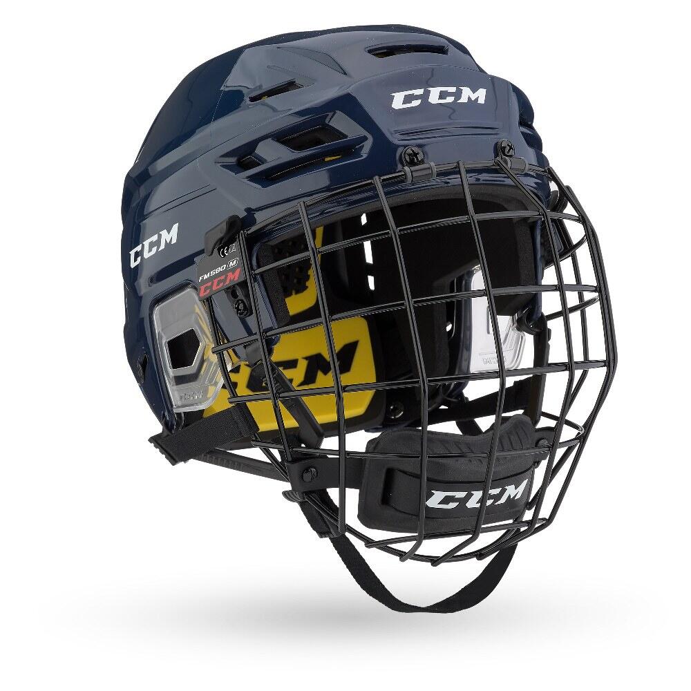 Tacks 210 Combo Casco de hockey sobre hielo - Azul oscuro 5/7