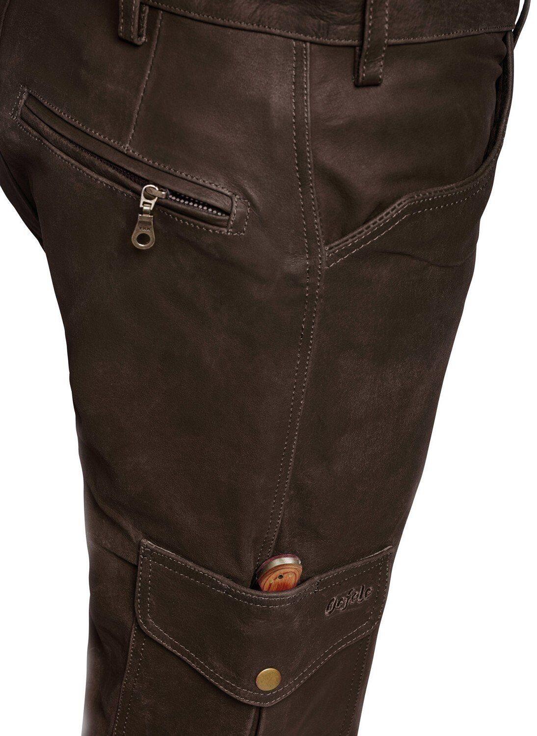 La Chasse® Jagd Lederhose aus Büffelleder Herren strapazierfähig Jagdhose 2/5