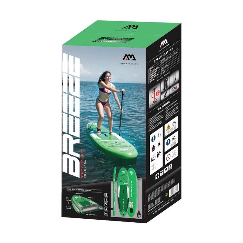BREEZE Inflatable Stand Up Paddle Board Set - Green