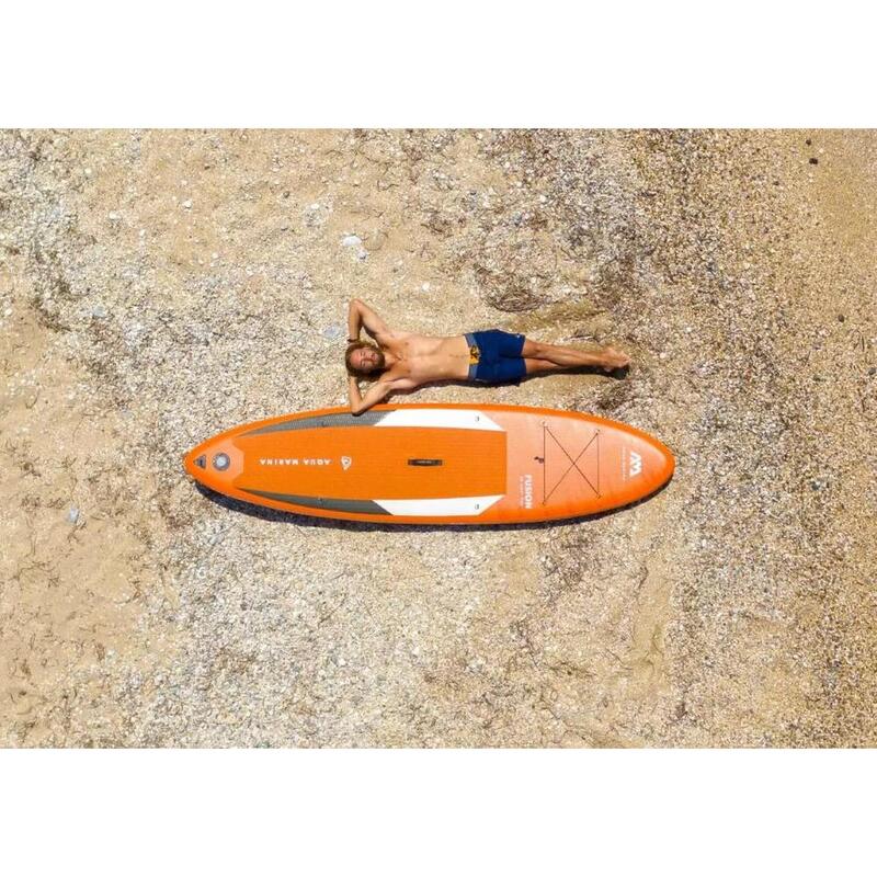 FUSION Inflatable Stand Up Paddle Board Set - Orange