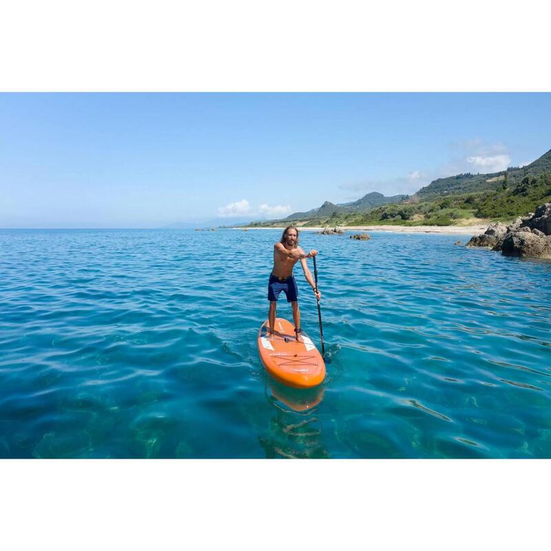 FUSION Inflatable Stand Up Paddle Board Set - Orange