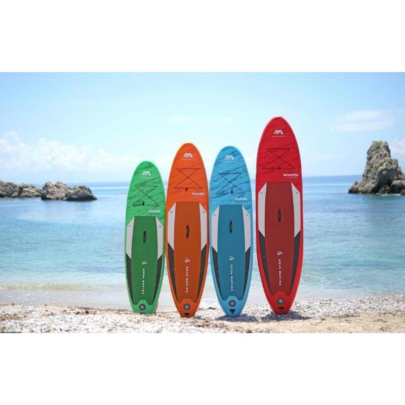 MONSTER Inflatable Stand Up Paddle Board Set - Red