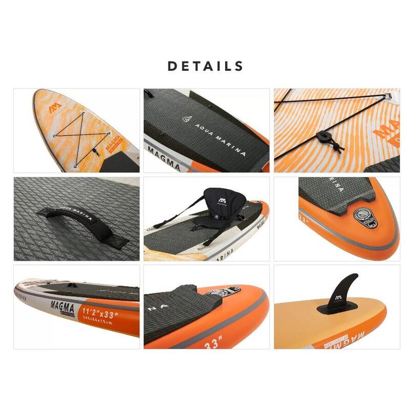 MAGMA Inflatable Stand Up Paddle Board Set - Orange