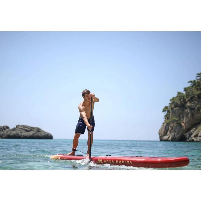 ATLAS Inflatable Stand Up Paddle Board Set - Red