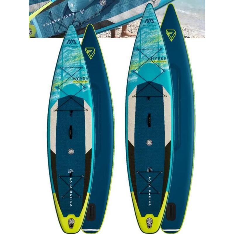 HYPER 12′ 6″ Inflatable Stand Up Paddle Board Set - Blue