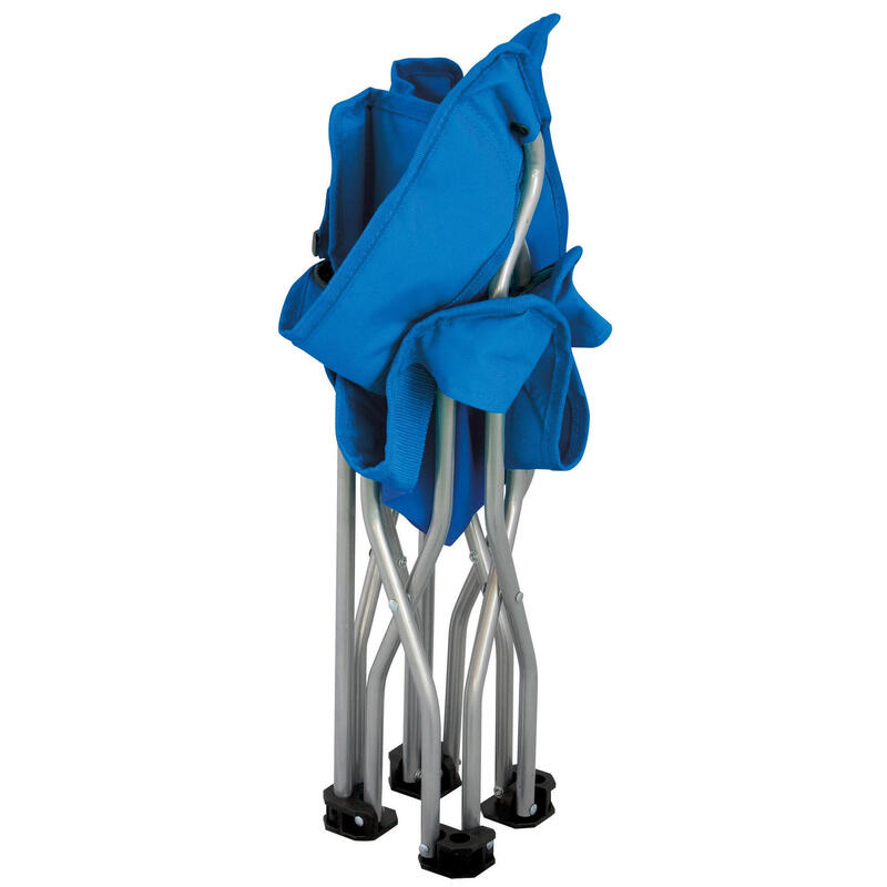 Eurotrail chaise de camping Ardechejunior 34 x 27 cm bleu acier