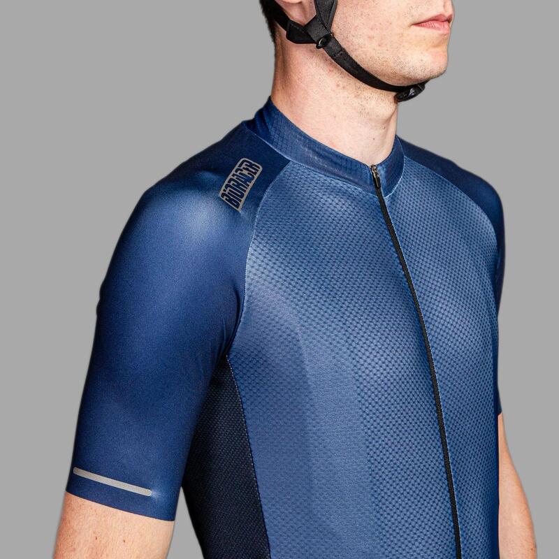 Maillot Cycliste pour Hommes - Bleu Marine - Sprinter Coldblack