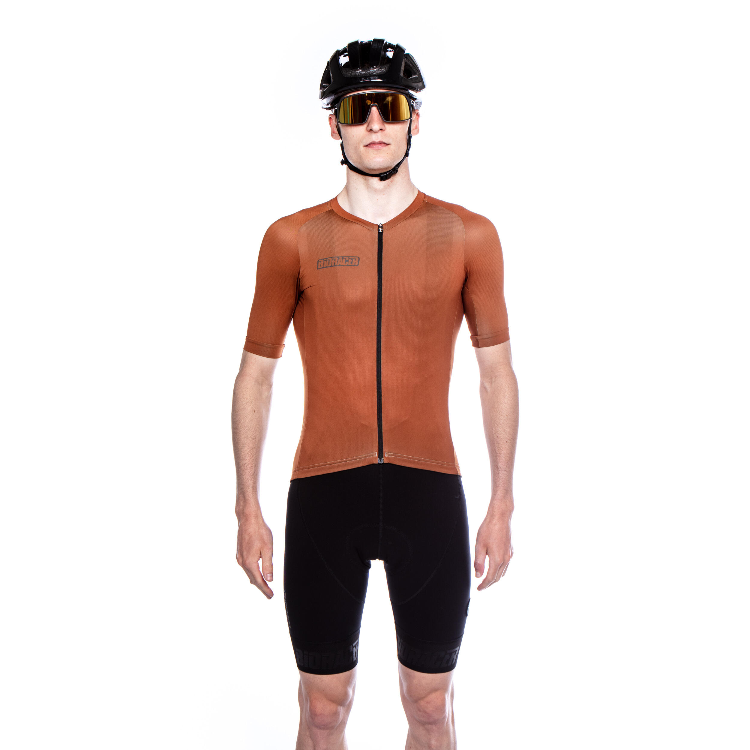 Maillot Ciclismo Transpirable Hombre - Icon Metalix Bronce 4/7