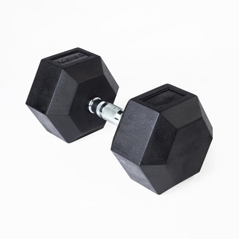 Mancuerna Hexagonal BOXPT 40kg Negra