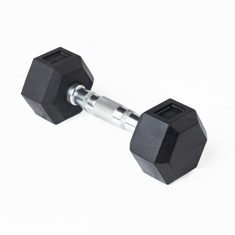 Mancuerna Hexagonal BOXPT 2kg Negra