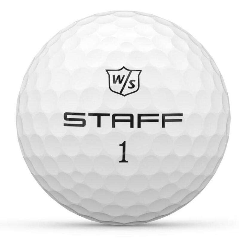 Caixa de 12 bolas de golfe Staff Wilson