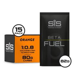 SIS Beta Fuel 80 Powder (15x82g) Orange - Énergie et endurance