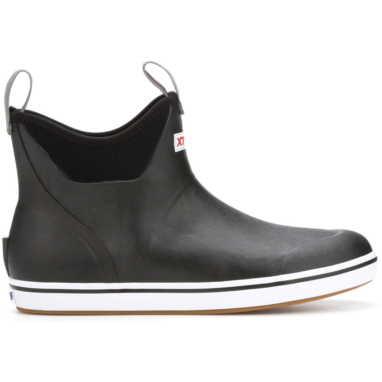 XTRATUF Ankle Deck Boot Wellingtons BLACK