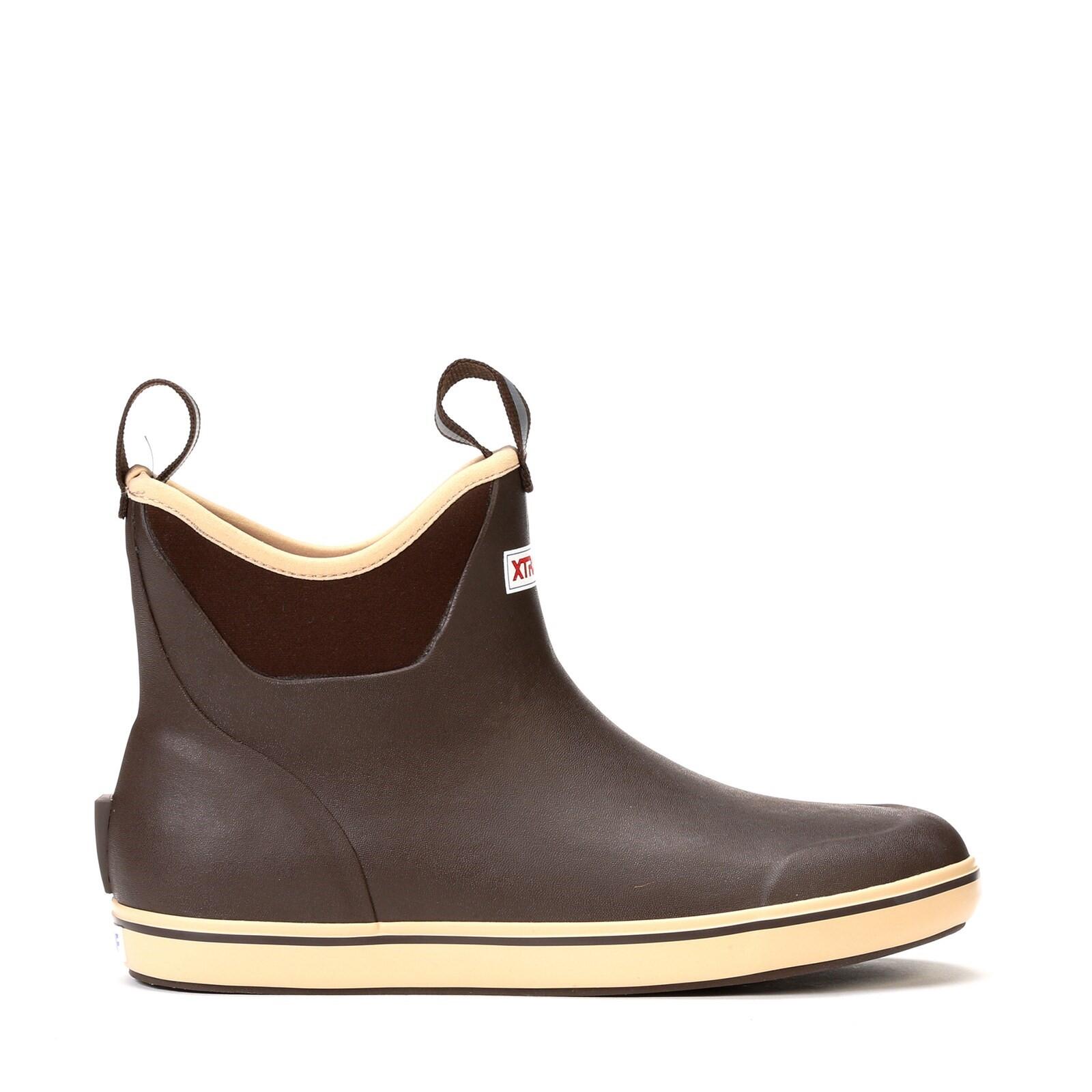 XTRATUF Ankle Deck Boot Wellingtons BROWN