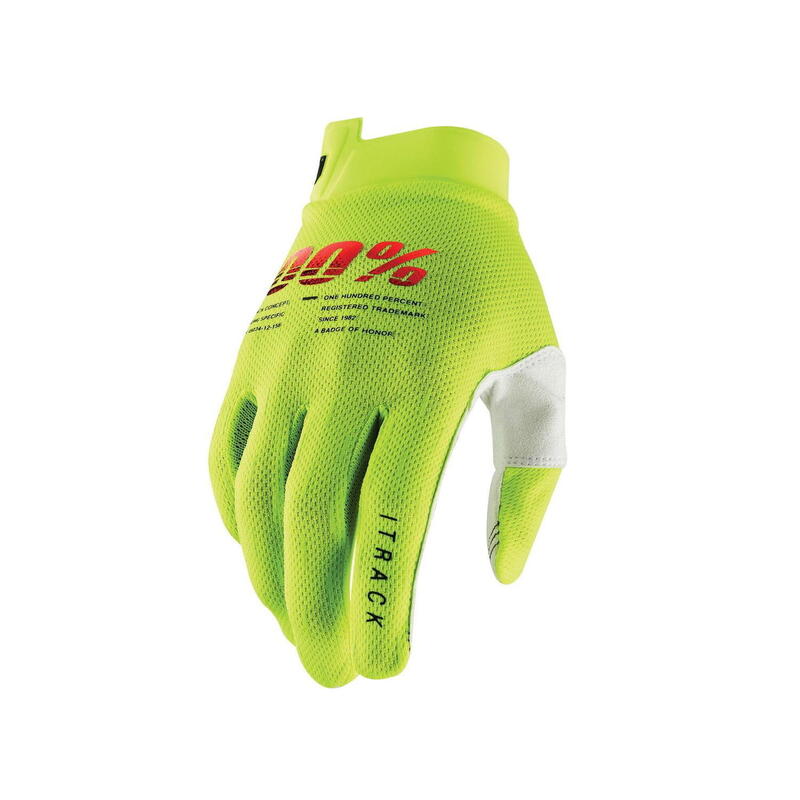 Guantes juveniles iTrack - amarillo fluo