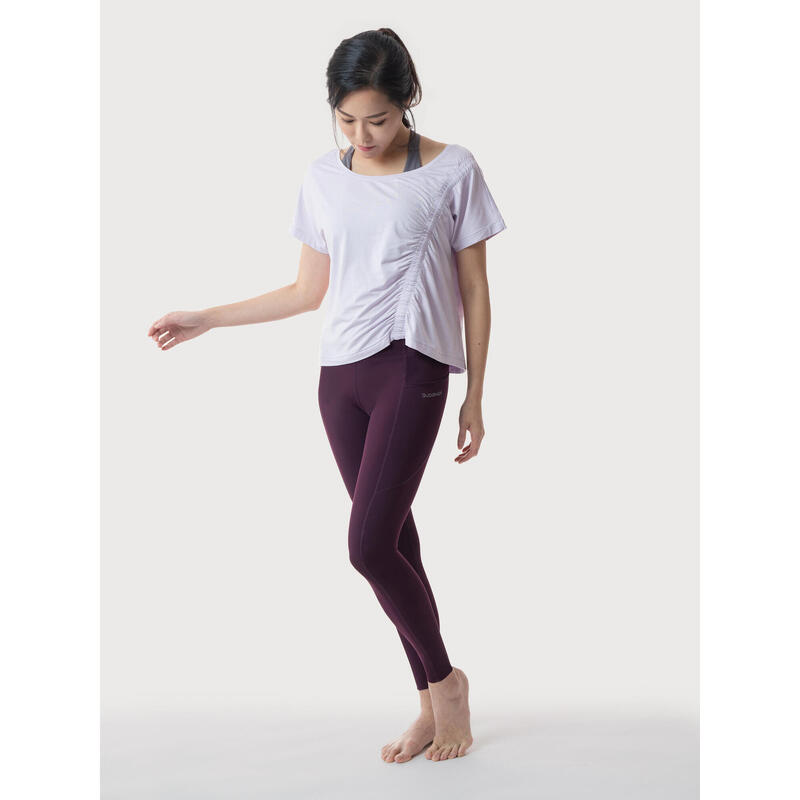 Women's Garther Modal Tee - Purple