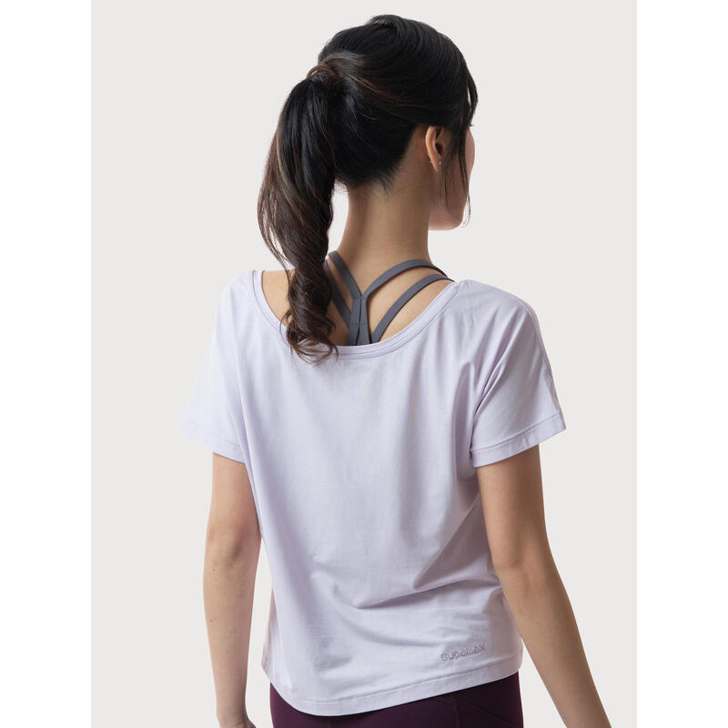 Women's Garther Modal Tee - Purple