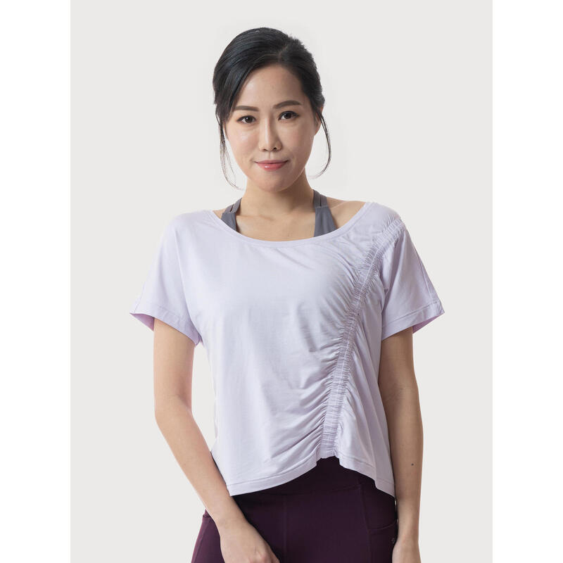 Women's Garther Modal Tee - Purple