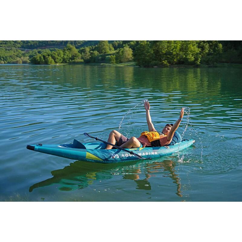STEAM 10’3″１Person Inflatable Kayak Set - Blue