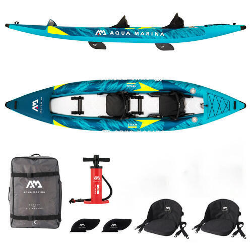 STEAM 13’6 ２Person Inflatable Kayak Set - Blue