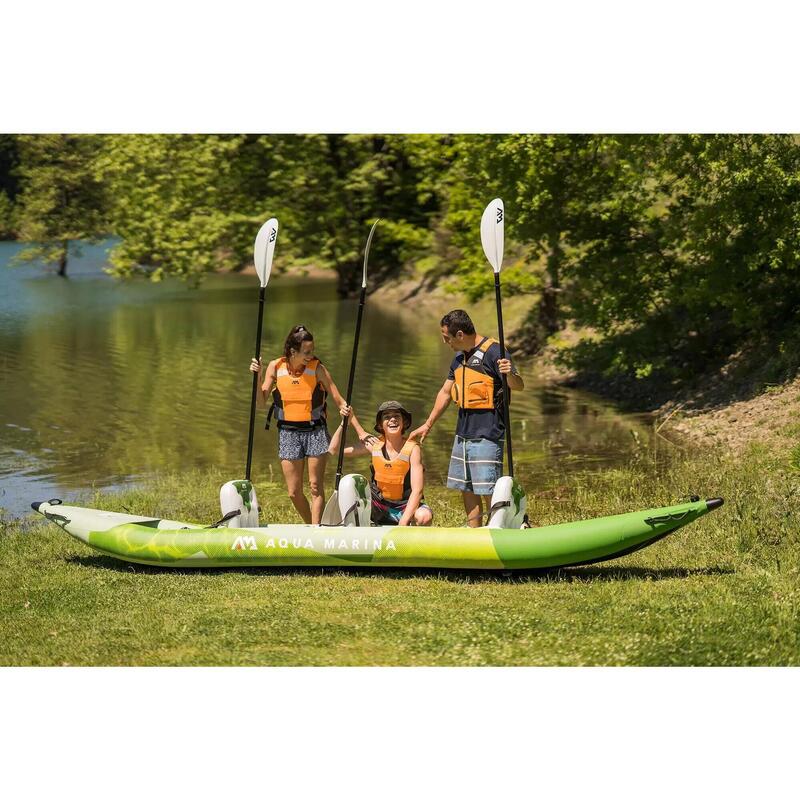 BETTA 13’6“２Person Inflatable Kayak Set - GREEN