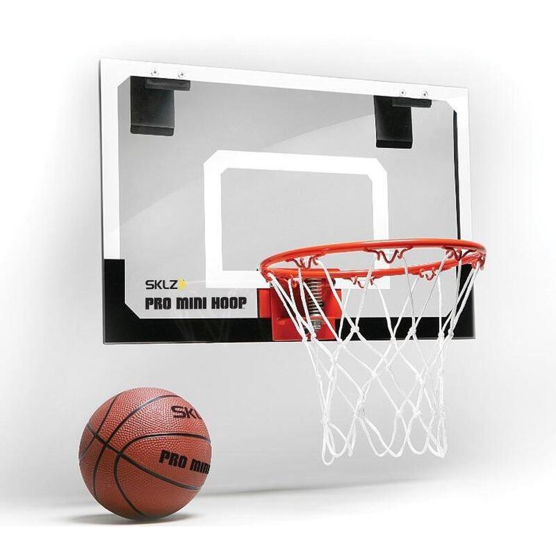 Mini panier basket Pro, usage intérieur, panneau résistant, ballon inclus - SKLZ