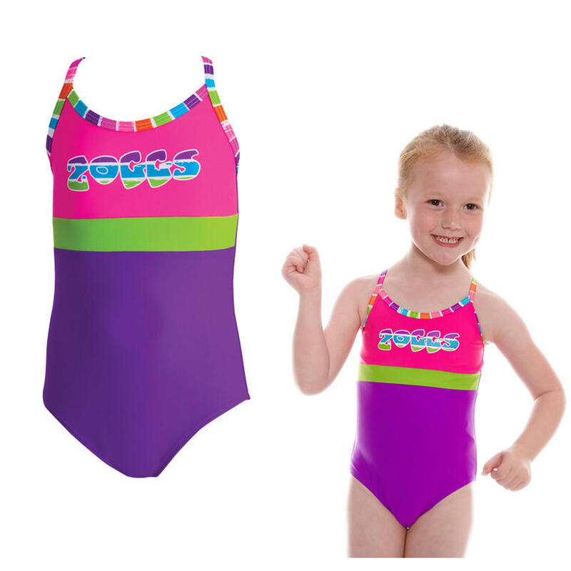 Tots Girl Paddleback Swim Suit