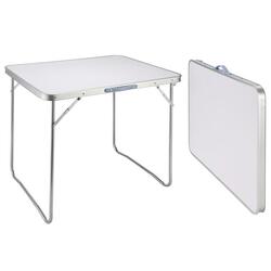 HI Table pliable de camping Blanc 80x60x69 cm