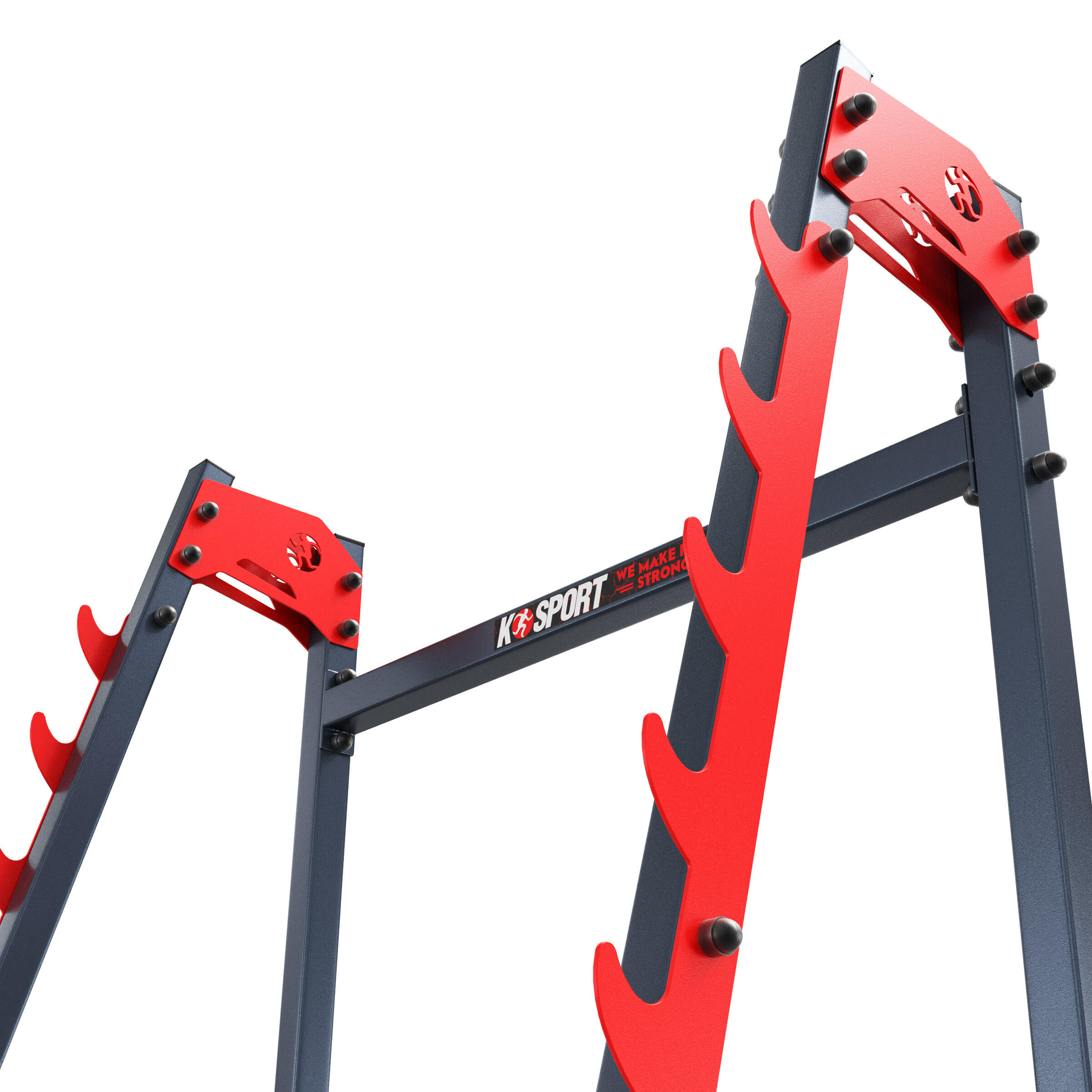 MULTILEVEL SQUAT RACK AND BENCH PRESS WEIGHT LIFTING 3/5